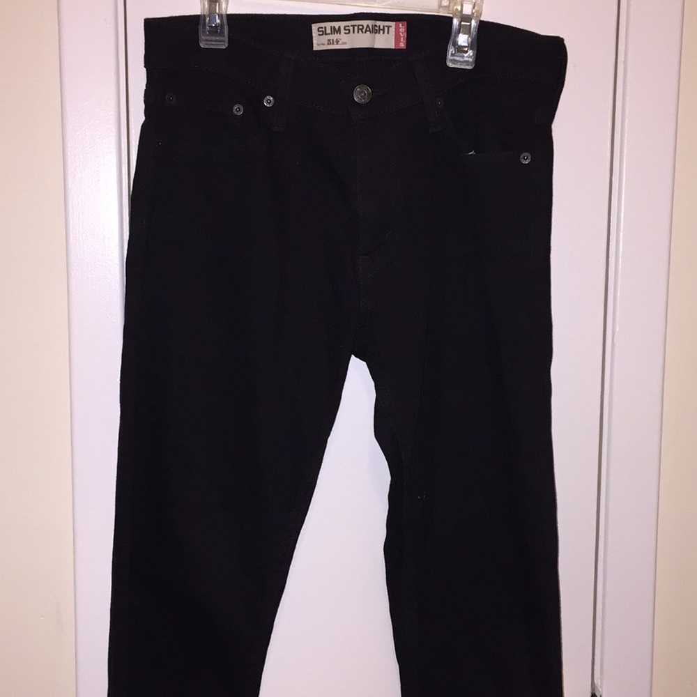 Levi's men's black jeans. Size 29 X 32